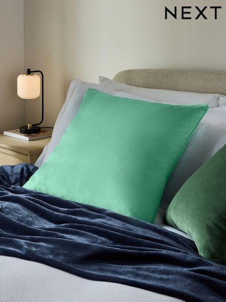 Mint Green 59 x 59cm Matte Velvet Cushion (E12550) | £16