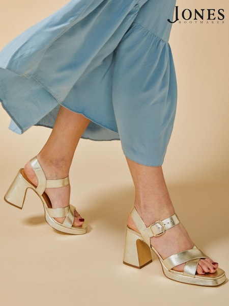 Jones Bootmaker Gladiola 2 Leather Platform Sandals (E12875) | £89
