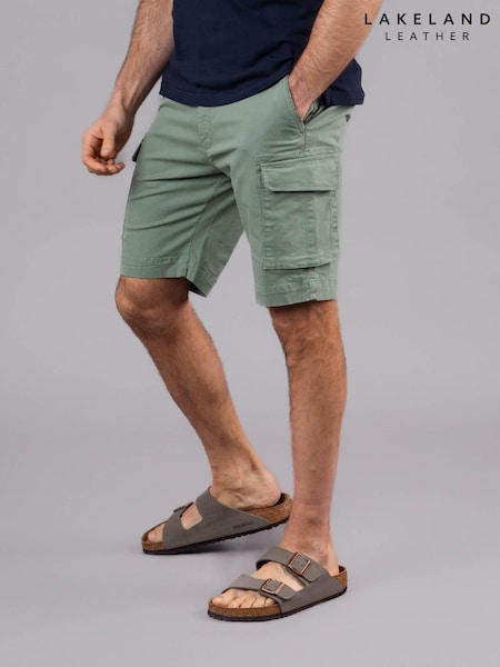 Lakeland Clothing Green Lance 100% Cotton Utility Shorts (E13798) | £39