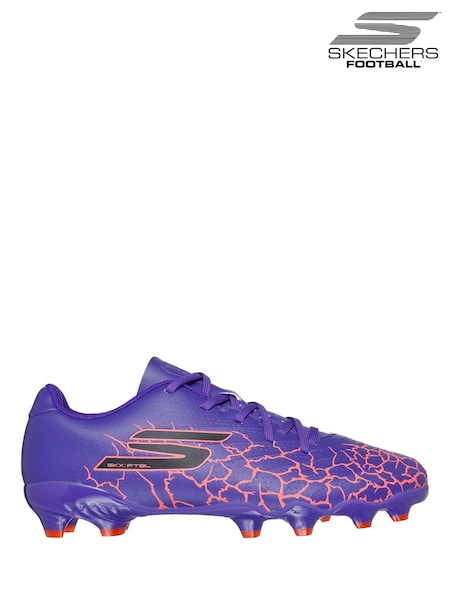 Skechers Purple Skx_01 Jr Youth Firm Ground Football Boots (E13932) | £44