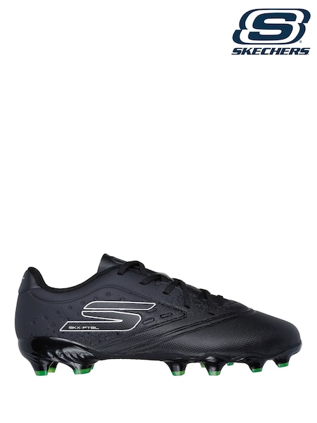 Skechers Black Razor Jr Crib Firm Ground Football Boots (E13935) | £44