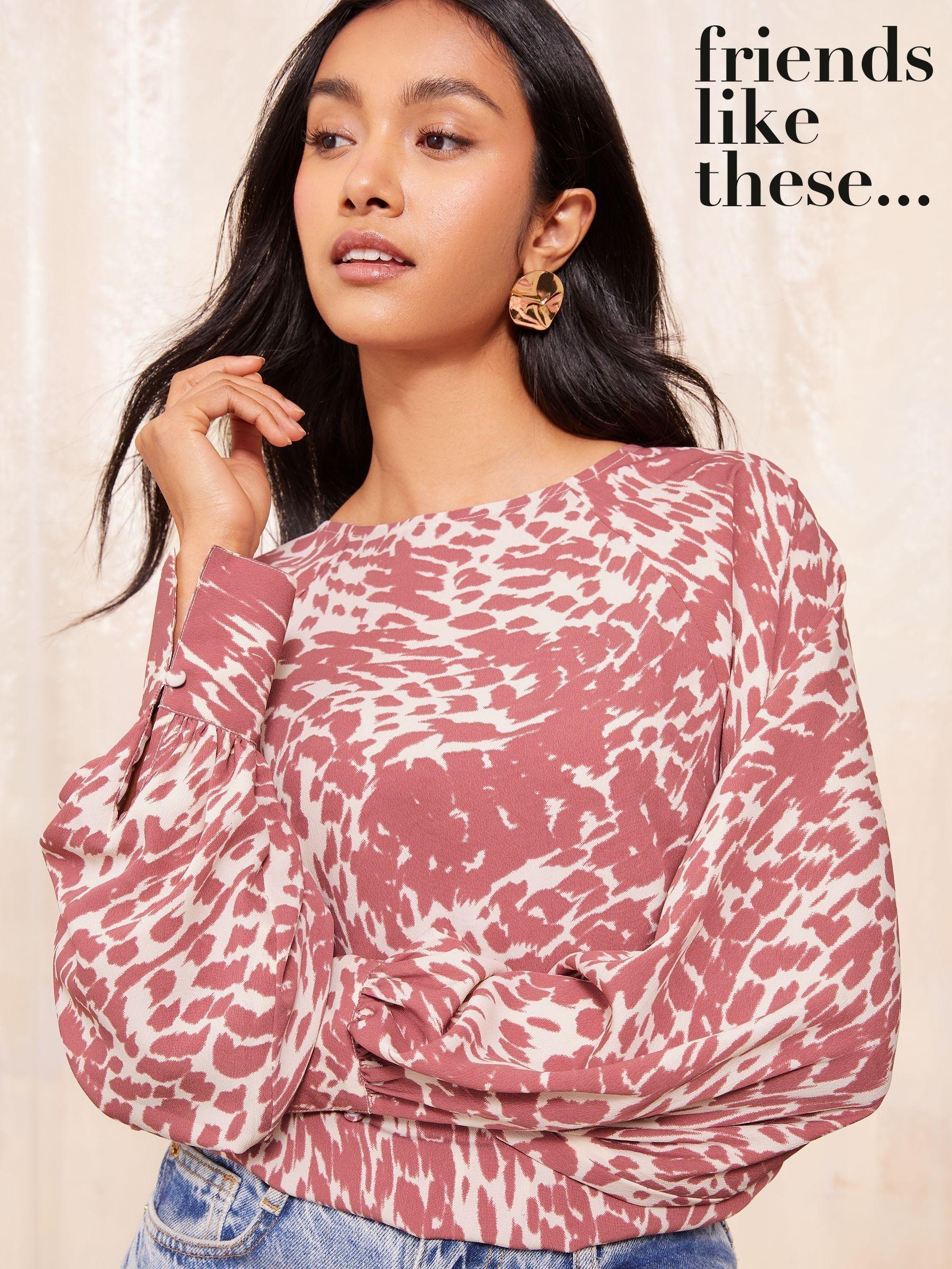 Buy Pink Animal Print Tops Online Next UK