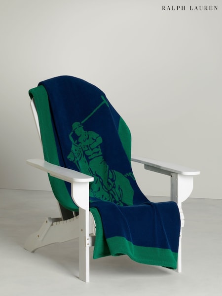 Ralph Lauren Polo Jacquard Beach Towel