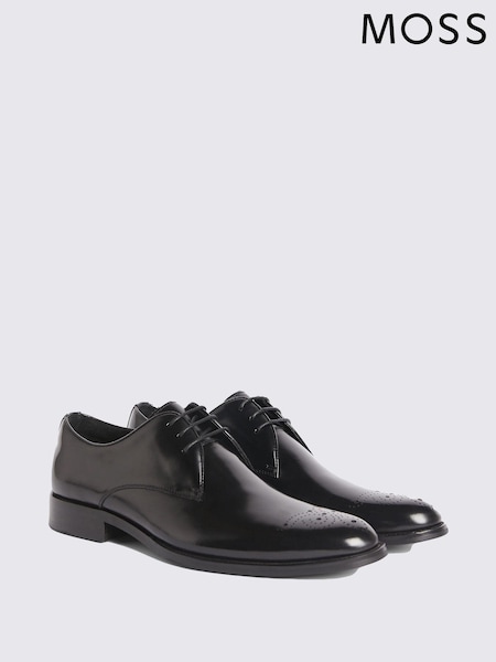 MOSS Black Romsey Brogues (E14222) | £139