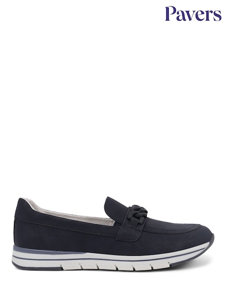 Pavers Blue Pavers Blue Lightweight Mocassins (E14502) | £48