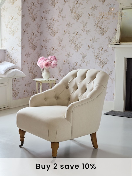 Shabby Chic by Rachel Ashwell® Natural Woven Willa Accent Chair (E15027) | £399