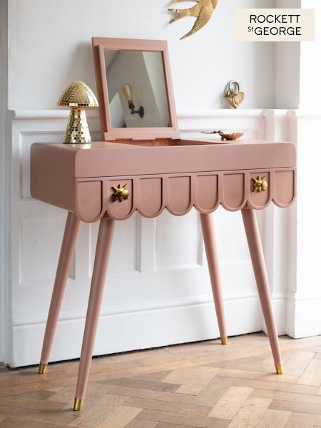 Rockett St George Pink Ringo Dressing Table (E15741) | £499
