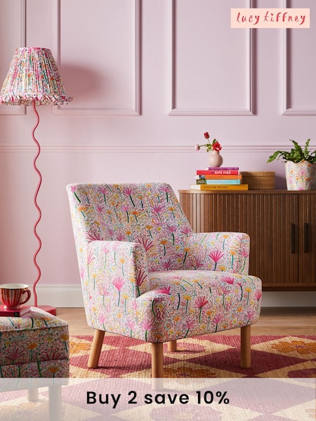 Lucy Tiffney Pink Party Carter Accent Chair (E15855) | £325