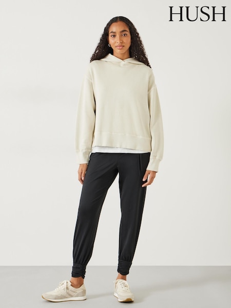 Hush Black Alexa Harem joggers (E16208) | £55