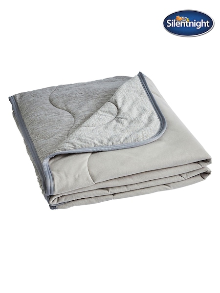 Silentnight Grey Restore Cooling 100% Cotton Throw (E17147) | £45