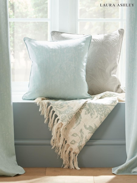 Laura Ashley Duck Egg Whinfell Cushion (E17373) | £35