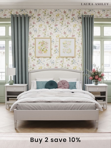 Laura Ashley White Washed Bramford Bed Frame (E17550) | £1,225 - £1,375