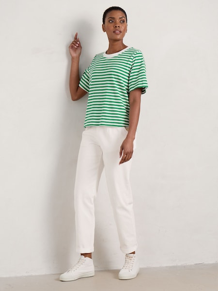 Seasalt Cornwall White Petite Waterdance Trousers (E18218) | £63