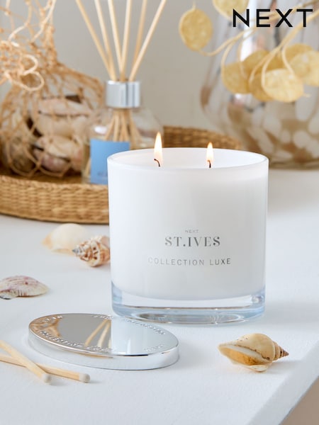 Citrus & Sea Salt Collection Luxe St Ives Candle (E18615) | £14