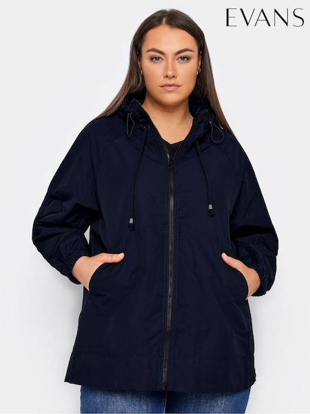 Evans Blue Twill Lightweight Jacket (E18755) | £53