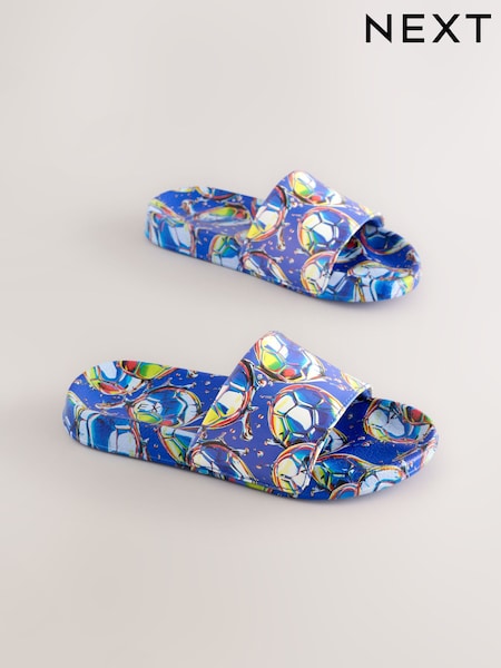 Blue Football Sliders (E18816) | £10 - £13