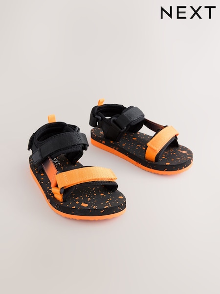 Orange Standard Fit (F) Trekker Sandals (E18820) | £14 - £16