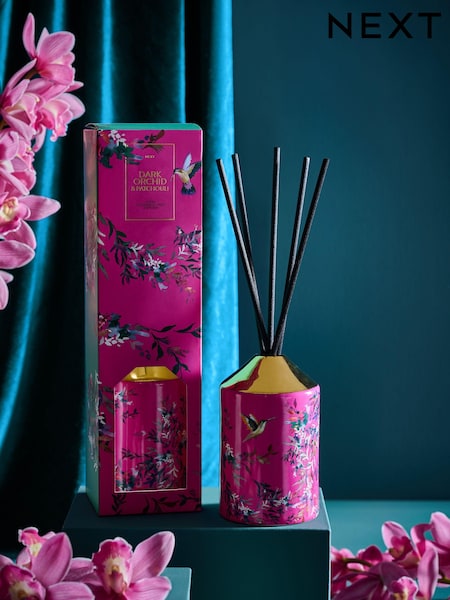 Dark Orchid and Patchouli 400ml Fragranced Reed Diffuser (E18843) | £28