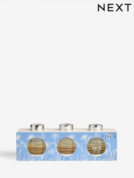 Set of 3 Pure Linen 40ml Diffusers (E18886) | £12