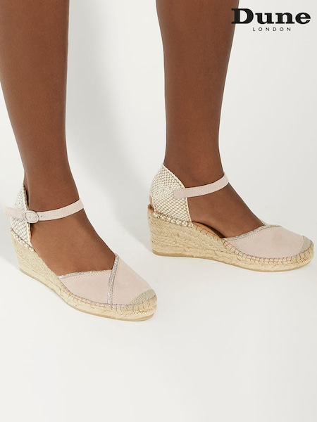 Dune London Pink Kamii Hotfix Detail Espadrilles (E18938) | £99