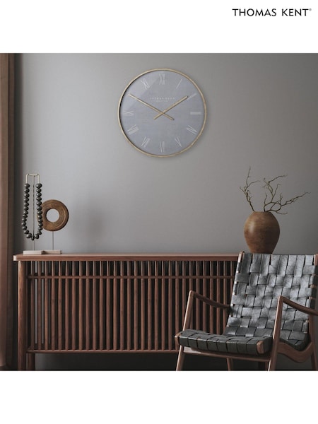 Thomas Kent Clocks Grey 21'' Nordic Wall Clock (E19137) | £120