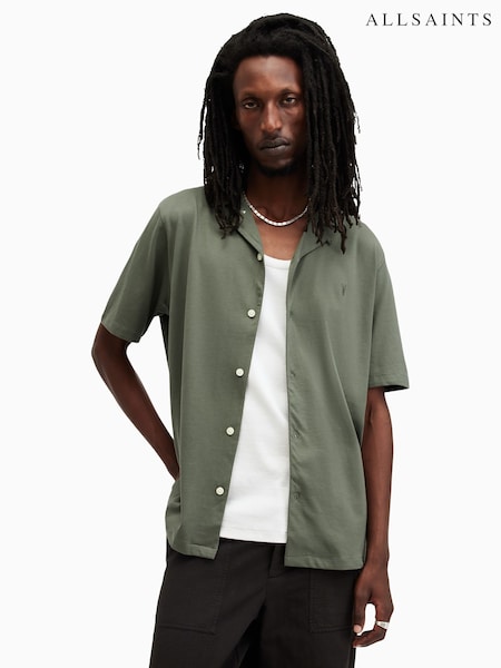 AllSaints Green Hudson Shirts (E19216) | £79