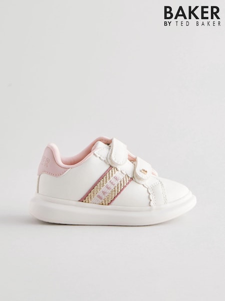 Baker by Ted Baker Girls Branded Tape Chunky Trainers (E19714) | £40