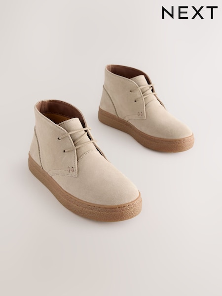 Neutral Suede Desert Boots (E19753) | £32 - £34