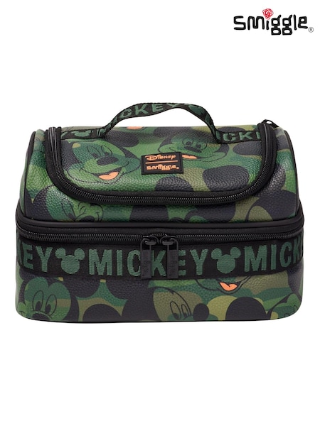 Smiggle Green Mickey Mouse Double Decker Lunchbox (E21394) | £22