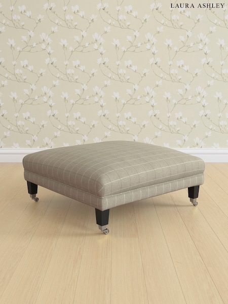 Carolyn Check/Hazelnut Natural Chatsworth By Laura Ashley (E21524) | £600