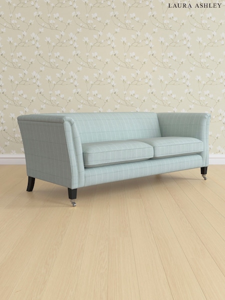 Carolyn Check/Duck Egg Chatsworth By Laura Ashley (E21526) | £1,450