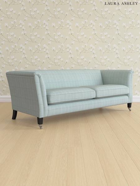 Carolyn Check/Duck Egg Chatsworth By Laura Ashley (E21526) | £1,550