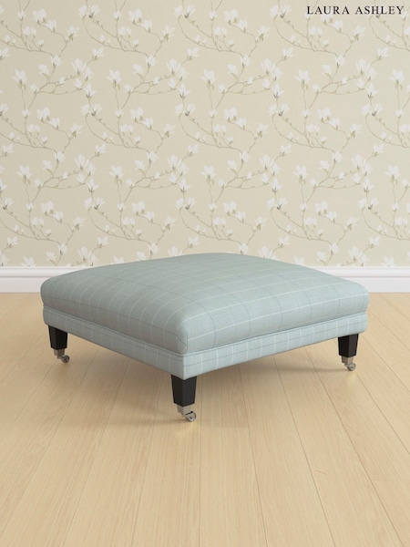 Carolyn Check/Duck Egg Chatsworth By Laura Ashley (E21526) | £600