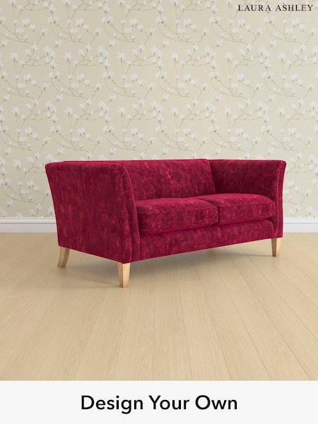 Kingsley Velvet/Cranberry Red Chatsworth By Laura Ashley (E21551) | £1,250