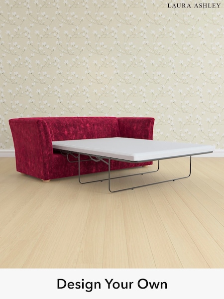Kingsley Velvet/Cranberry Red Chatsworth By Laura Ashley (E21551) | £2,000