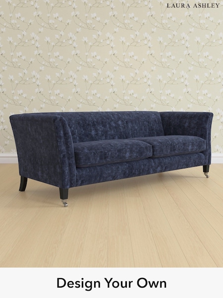 Kingsley Velvet/Midnight Navy Chatsworth By Laura Ashley (E21552) | £1,550