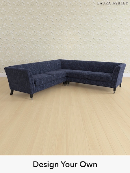 Kingsley Velvet/Midnight Navy Chatsworth By Laura Ashley (E21552) | £2,825