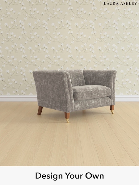 Kingsley Velvet/Pale French Grey Chatsworth By Laura Ashley (E21553) | £1,050
