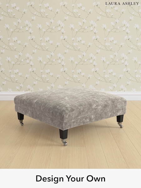 Kingsley Velvet/Pale French Grey Chatsworth By Laura Ashley (E21553) | £600