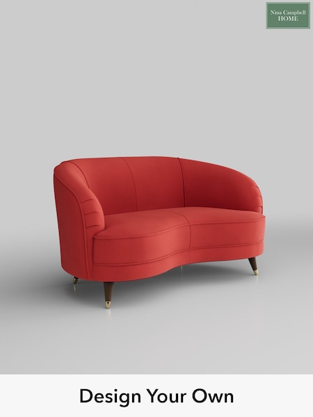 Westbourne/Coral Red Bramerton By Nina Campbell (E21594) | £1,199