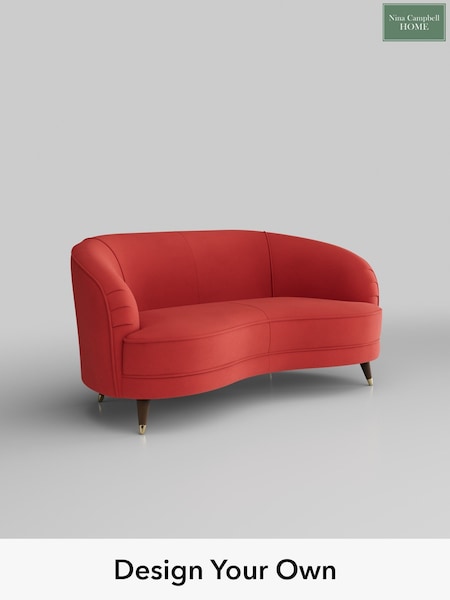 Westbourne/Coral Red Bramerton By Nina Campbell (E21594) | £1,299