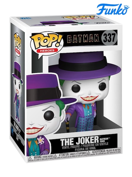 Funko Pop! Batman 1989 Joker with chance of Chase Vinyl Figure (E21835) | £15