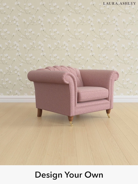 Anneliese/Grape Purple Gloucester Button Back By Laura Ashley (E21885) | £1,000