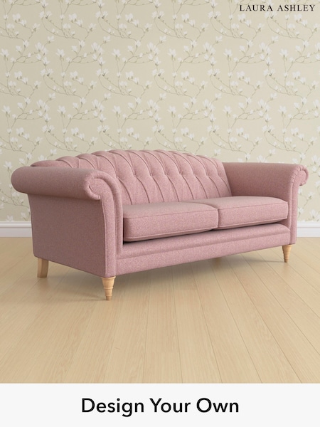 Anneliese/Grape Purple Gloucester Button Back By Laura Ashley (E21885) | £1,600