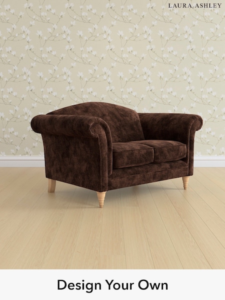 Kingsley Velvet/Chestnut Brown Gloucester By Laura Ashley (E21933) | £1,200