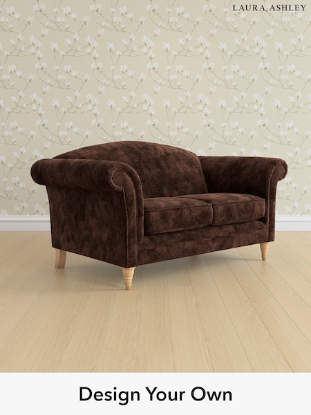 Kingsley Velvet/Chestnut Brown Gloucester By Laura Ashley (E21933) | £1,300