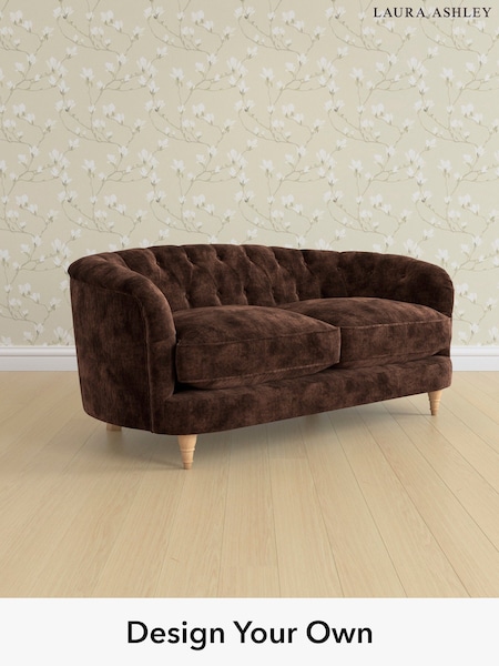 Kingsley Velvet/Chestnut Brown Hathersage By Laura Ashley (E21935) | £1,800