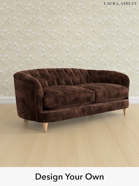 Kingsley Velvet/Chestnut Brown Hathersage By Laura Ashley (E21935) | £1,900