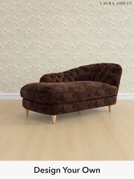 Kingsley Velvet/Chestnut Brown Hathersage By Laura Ashley (E21935) | £1,500