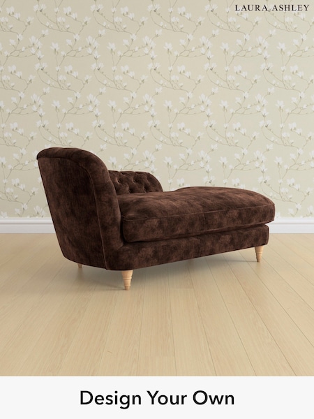 Kingsley Velvet/Chestnut Brown Hathersage By Laura Ashley (E21935) | £1,500